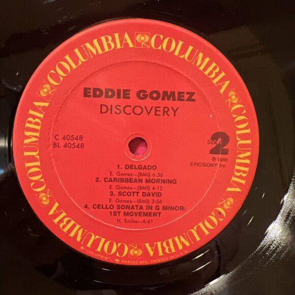 Eddie Gomez Discovery LP Album NM or M- Pristine! Sounds great! 1986 Latin jazz - Picture 5 of 8